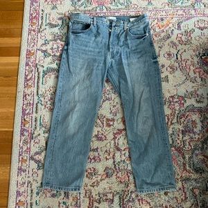 Zara cropped straight leg jean